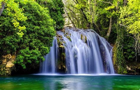 Forest Waterfall Hd Wallpaper Background Image 2047x1333