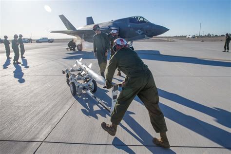 F 35b Hot Loads With Aim 120s 1st Marine Aircraft Wing Article