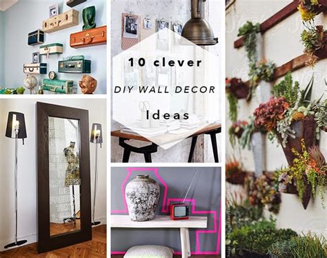 Choose from popular wall art styles, different sizes and room decor ideas! DIY ROUNDUP | 10 Clever DIY Wall Decor Ideas