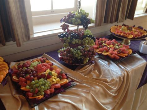Fruit Table For Ramirez Wedding 350 Melons Grapes Oranges
