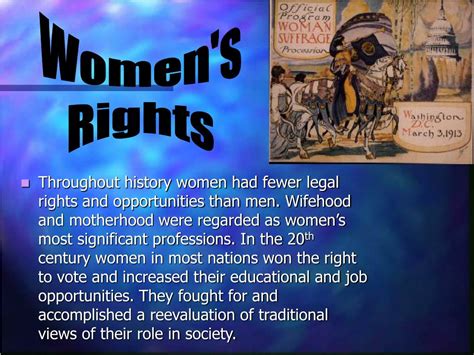 Ppt Womens Rights Powerpoint Presentation Free Download Id3844305