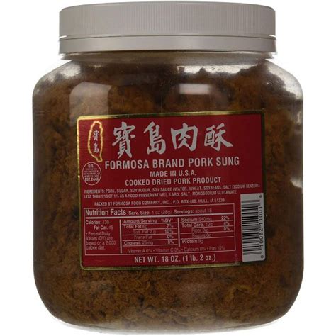 Formosa Pork Sung 12 X 18 Oz Jdj Trading