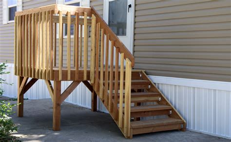 The pitch of your stairs will be determined by the rise and run you need to traverse to reach the landing. Quickporch - StairLok