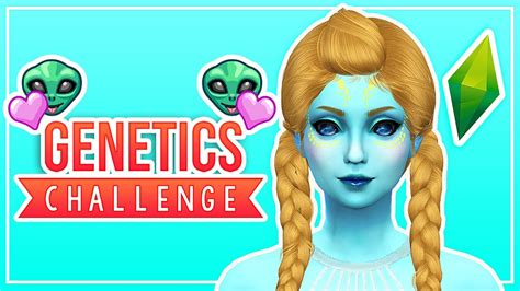 The Sims 4 Genetics Cas Challenge Alien Edition Youtube