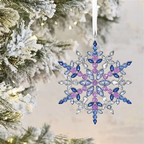 2021 Stunning Snowflake Hallmark Premium Ornament Hooked On Hallmark
