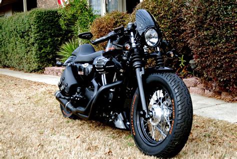 Custom harley davidson choppers & bobbers lone wolf motorcycle apparel: modified HD Sportster (con imágenes) | Motos harley ...