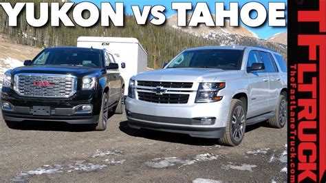 2018 Chevy Tahoe Rst Vs Gmc Yukon Vs The Worlds Toughest Towing Test