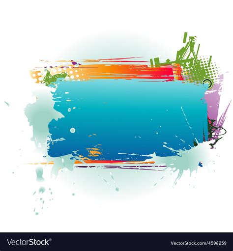 Abstract Colorful Text Box Royalty Free Vector Image