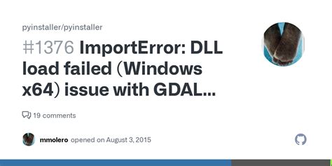 Importerror Dll Load Failed Windows X Issue With Gdal Possible Duplicate Manifest Entries