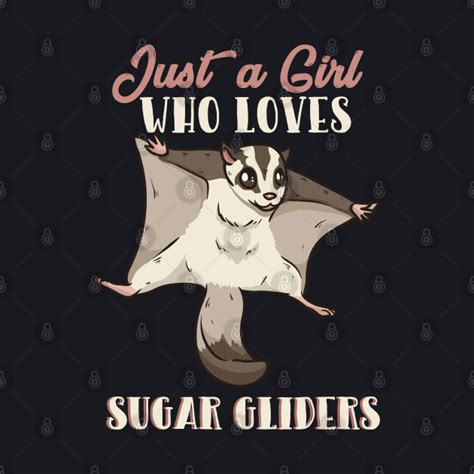 Funny Sugar Glider T Just A Girl Who Loves Sugar Gliders Just A