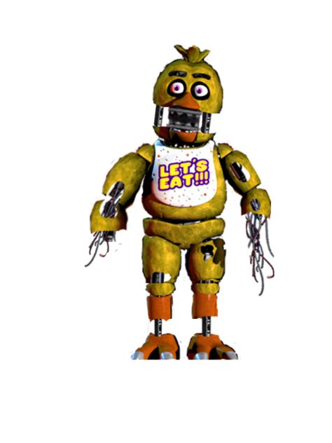 Fnaf 1 Withered Chica Png