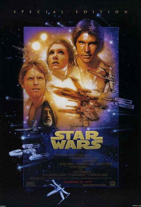 Star Wars Episode Iv A New Hope 1977 Poster 1 Trailer Addict
