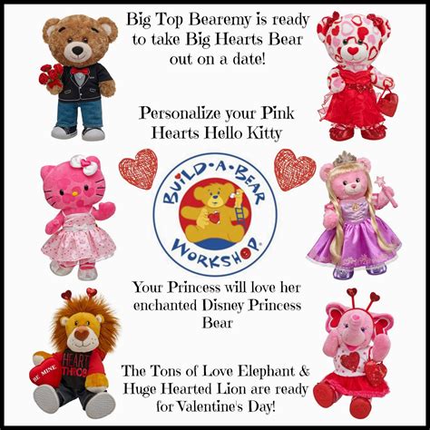 Valentines Day Hearthop 25 Build A Bear Workshop T Card