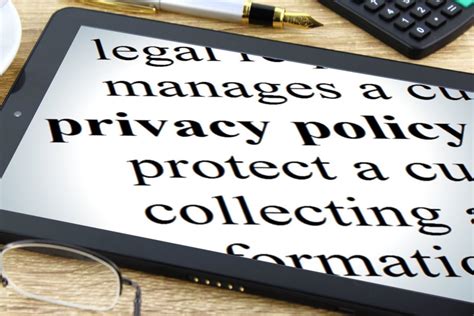 Privacy Policy Free Of Charge Creative Commons Tablet Dictionary Image