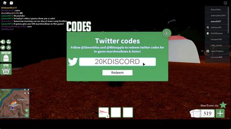Twitter Codes For Backpacking Roblox 2020
