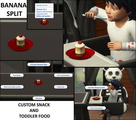 Mod The Sims 4 Custom Toddler Food And Snacks Updated 972020