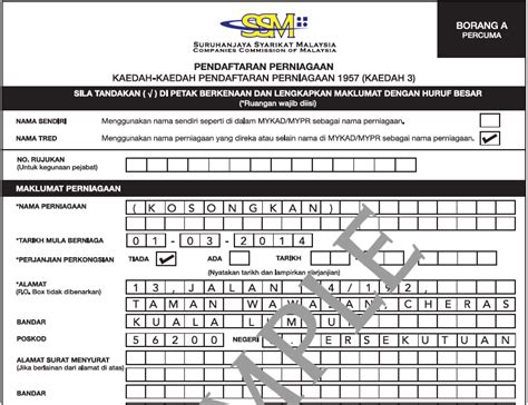 New Format Of Registration Number For Business In Malaysia