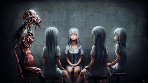 Scary Anime Horror Wallpapers Top Free Scary Anime Horror Backgrounds