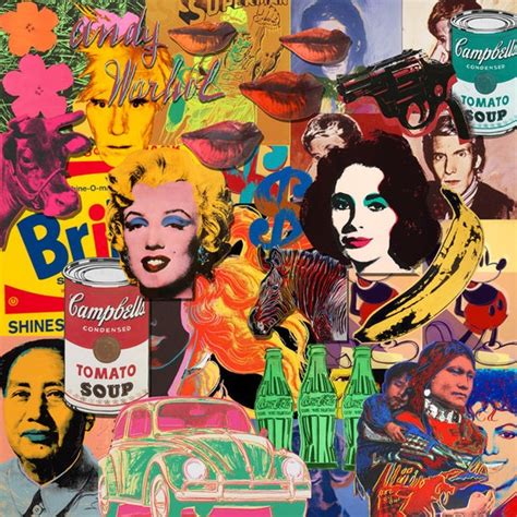 Andy Warhol Collage High Resolution Digital Download And Print Etsy