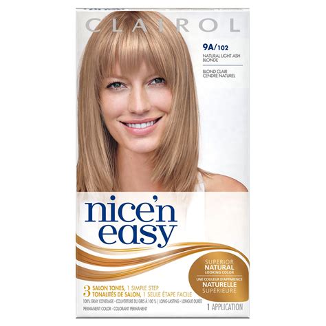 Eye colors and even lifestyles. Clairol Nice 'n Easy Permanent Hair Color - 9A 102 Natural ...