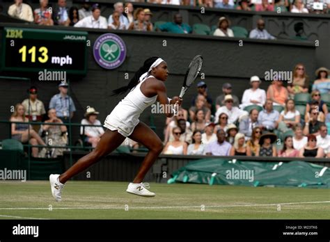 Coco Gauff Wimbledon Hi Res Stock Photography And Images Alamy