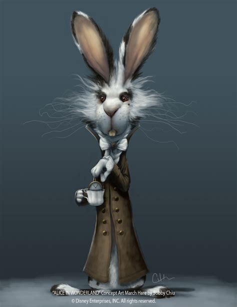 Thackery Earwicket March Hare Concept Art Alice In Wonderland 2010