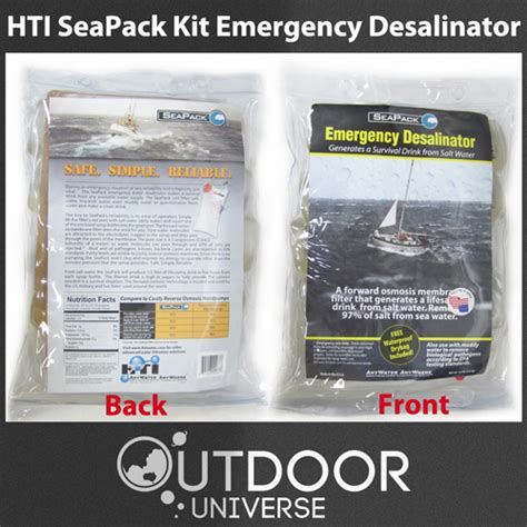 Survive The Elements Hti Seapack Kit Emergency Desalinator