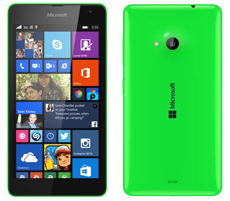 Microsoft Lumia 535 Lançamento Do Primeiro Smartphone Com A Logo Da
