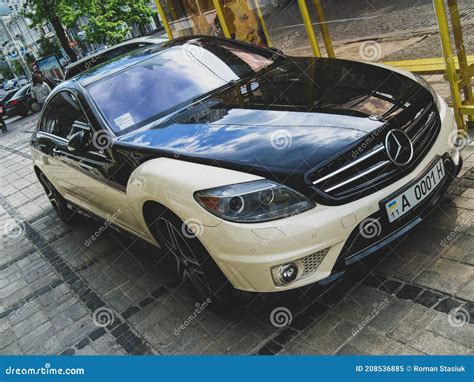 Kiev Ukraine May Luxurious Mercedes Benz Cl Amg In The City Editorial Image Image