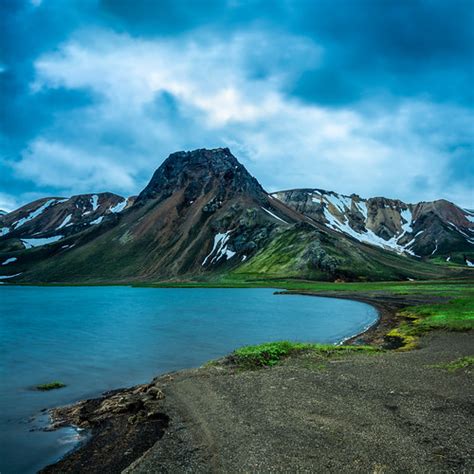 Mountain And Lake Along F208 Iceland Tobias Schulte Flickr