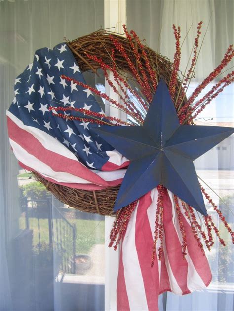 Best Diy Simple 4th Of July Wreaths For Your Front Door 10 4th Of