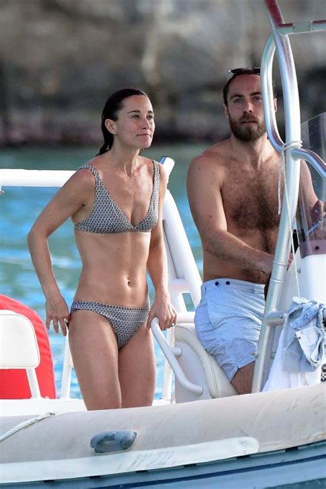 Pippa Middleton And Husband James Matthews Have A Swim And Boat Ride In