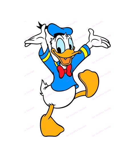 Donald Duck Svg 21 Svg Dxf Cricut Silhouette Cut File Etsy