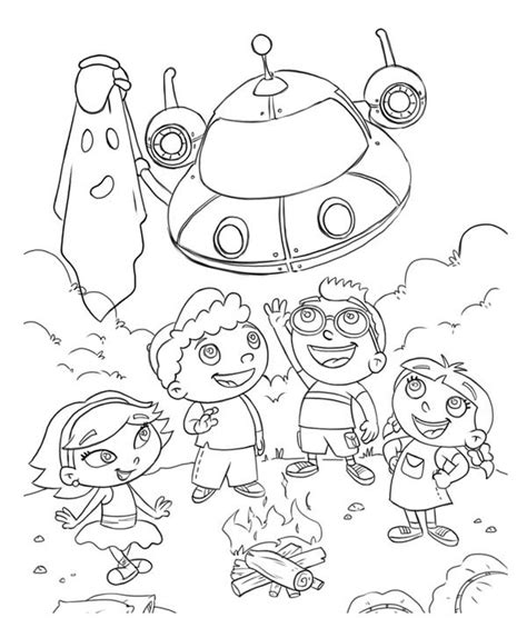 Little Einsteins Rocket Ship Coloring Page Coloring Pages