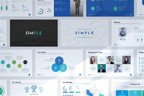 Simple Powerpoint Template Creative Market