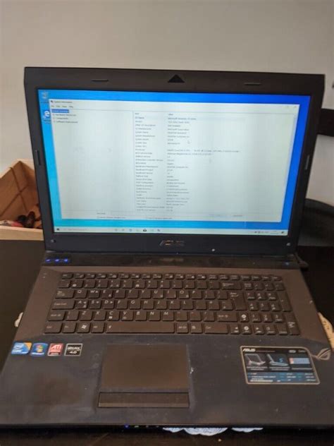 Old Gaming Laptop Asus G73jh 17 Inch Screen Good Condition Collection Only In Hackney