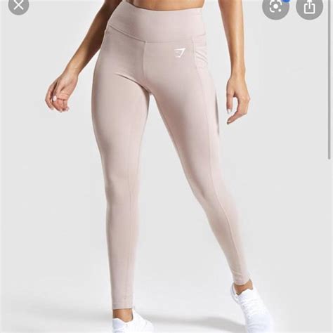 Gymshark Dreamy Leggings In A Nude Colour Paid Depop