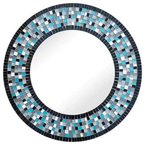 Check spelling or type a new query. Amazon.com: Zorigs Mirror Wall Art Décor - Handcrafted Decorative Wall Mirror, Turquoise, Gray ...