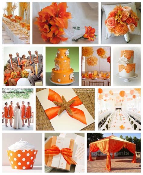 Orange Wedding Burnt Orange Weddings Fall Wedding
