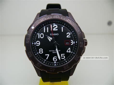 Casio 2784 Mtd 1073 Herren Flieger Scuba Armbanduhr 10 Atm Wr Watch