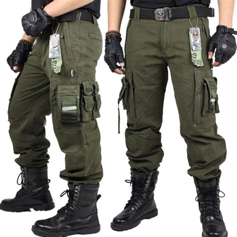 siait outdoor military men s casual pants multi pocket pants overalls olive 008 in cargo pants