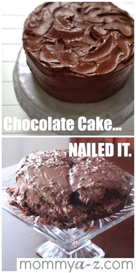 Nailed It Chocolate Cake Mommy A Z Bad Cakes Chocolate Cake