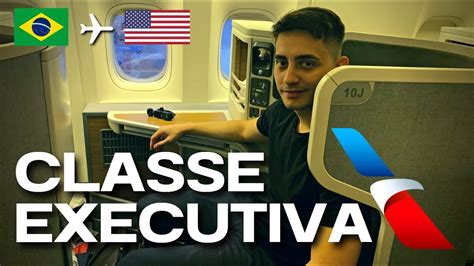 K A Classe Executiva Da American Airlines S O Paulo Miami B