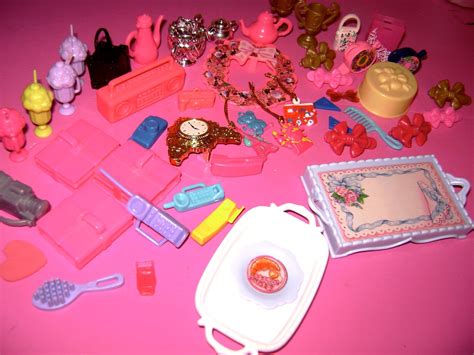 Barbie Doll Accessories Destash With Bows Food Electronics