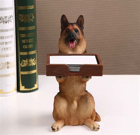 Choose from premium paper stocks, shapes and sizes. Dog Desk Business Card Holder - FeelGift