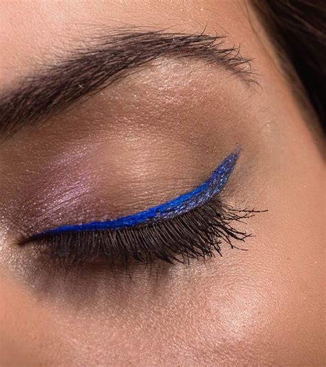 How To Apply Blue Eyeliner Blue Eyeliner Blue Eyeliner Looks
