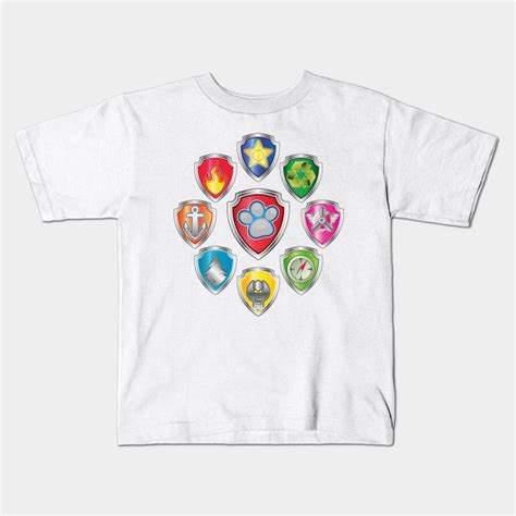 Paw Patrol Badges Paw Patrol Kids T Shirt Teepublic