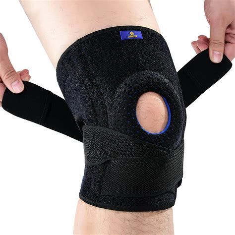 Abyon Knee Brace With Side Stabilizers And Patella Gel Pads