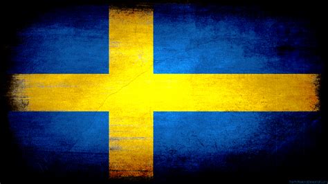 The swedish flag is a one coloured field with a cross. Sweden Flag wallpaper - 230805