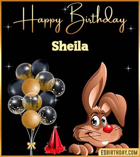 Happy Birthday Sheila  🎂 Images Animated Wishes 28 S